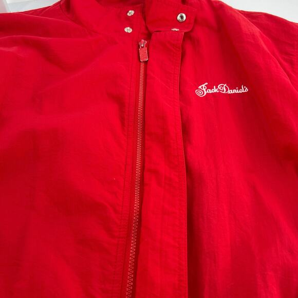 90s Jack Daniels Gear for Sports red windbreaker jacket 1990s vintage - Picture 4 of 8
